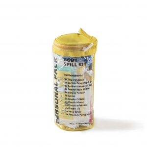 Spill kit medis adalah seperangkat peralatan yang digunakan untuk menghilangkan bahan kimia atau mikrobiologis dari permukaan atau peralatan laboratorium (membersihkan urine dan vomit).